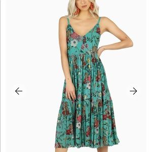 NWT SMALL BLACKMILK TROPICAL TIGER SHEER MIDAXI DRESS - LIMITED